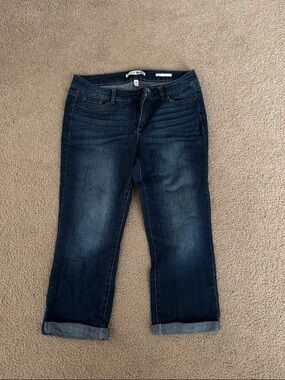 Code bleu size 10 petite cropped denim pants